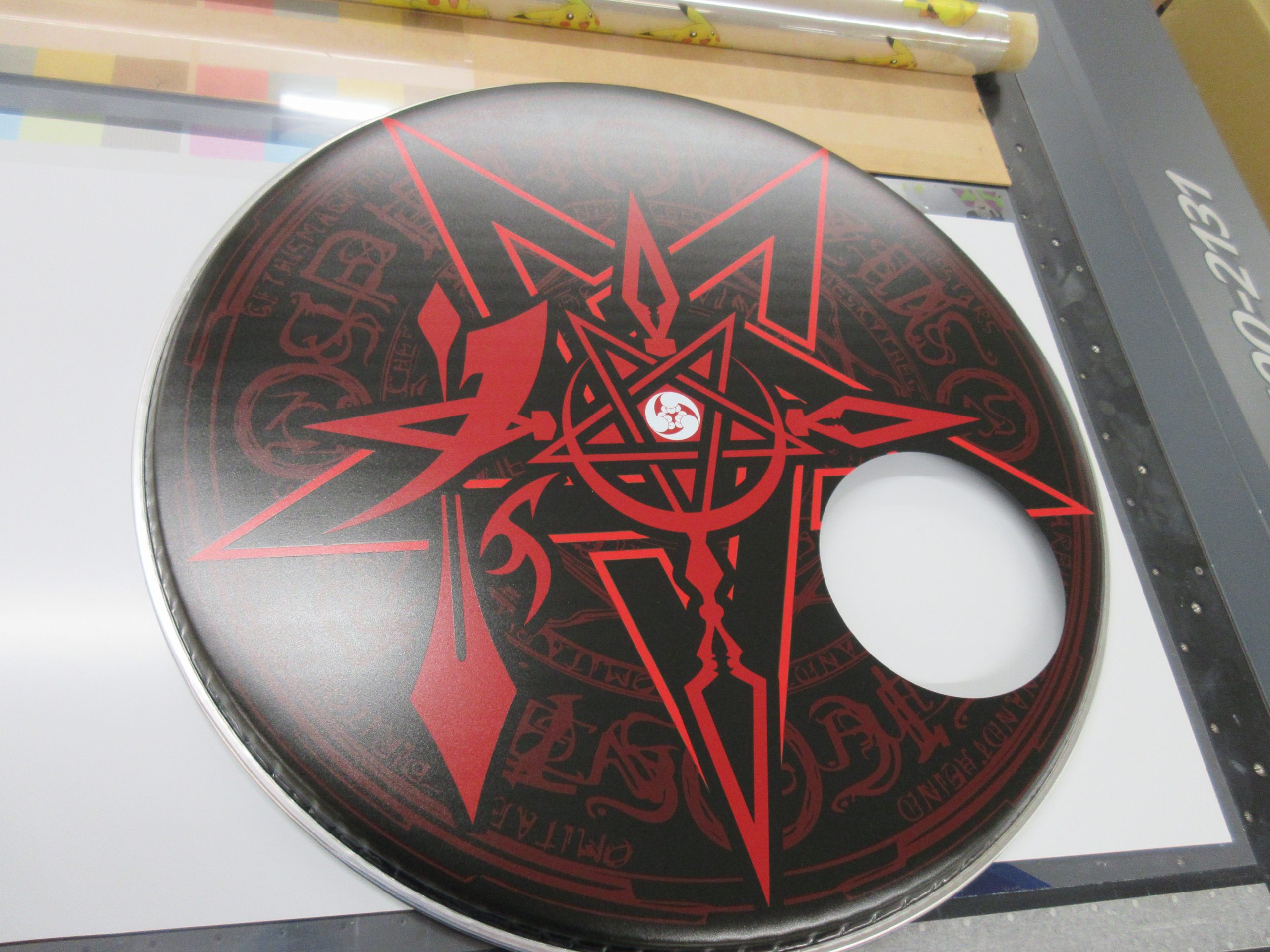 神崎流空様 ドラムヘッドプリント制作実例