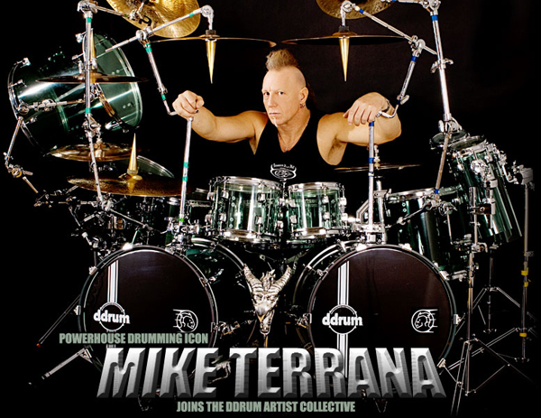 Mike Terrana ドラムセット